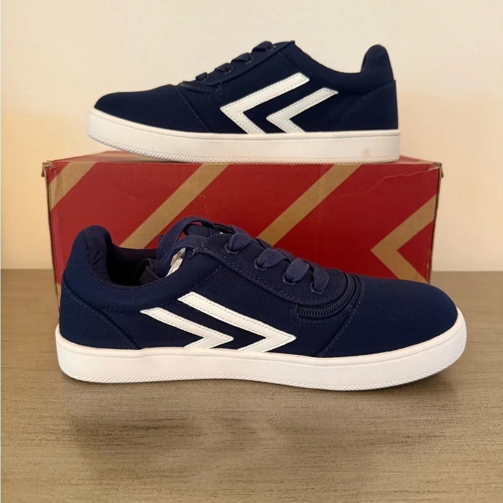 NEW Menβs Billy CS Sneaker Low Navy Blue White 7.5 M - Picture 5 of 7